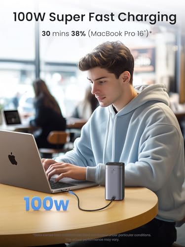 UGREEN Nexode 20000mAh 145W PD |0 Portable Charger for iPhone 16 Series and MacBook